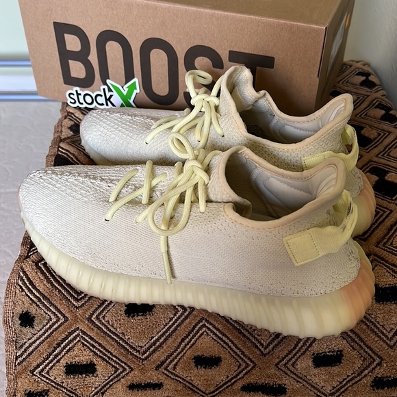 Adidas 350 Yeezy boost 350 butter. Size 9.5. Like new - Picture 5 of 6
